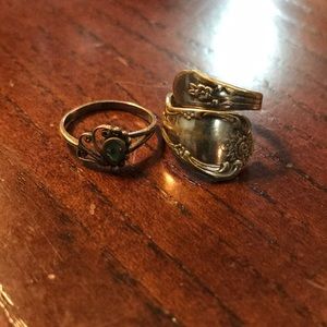 Sterling silver ring set